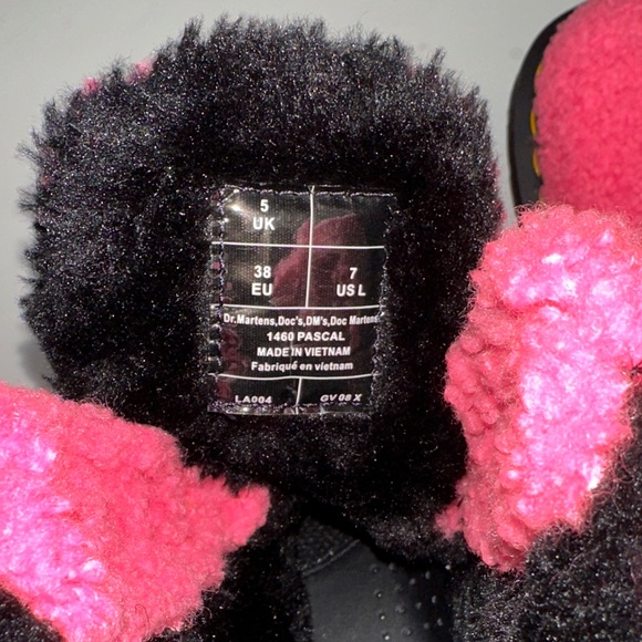 Dr. Martens Air Wair 1460 Pascal Boots Clash Pink 27822682 Womens Size 7 - Picture 5 of 10